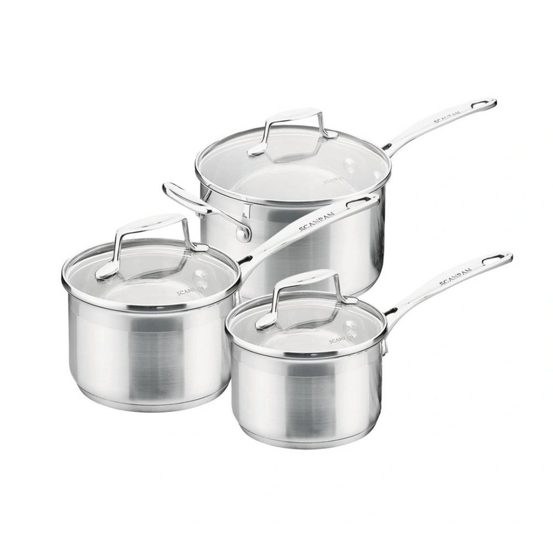 Scanpan Impact 3 Piece Saucepan Set