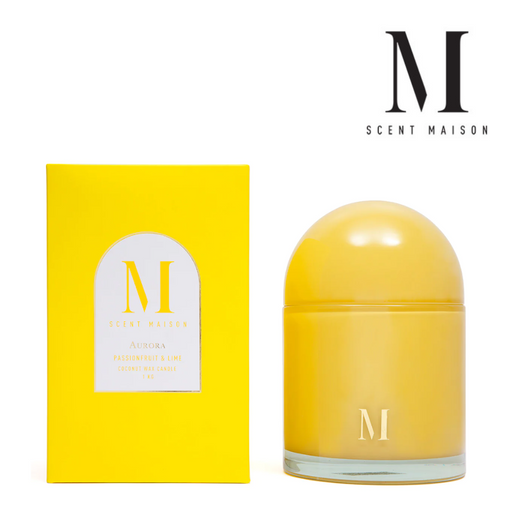 Scent Maison Glass Dome Candle 1000g - Passionfruit Lime
