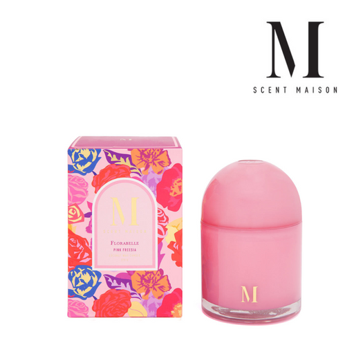 Scent Maison Glass Dome Candle 375g - Pick Freesia