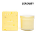 Serenity Candle Crystal Glass 300g - Energise Citrine