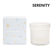Serenity Candle Crystal Glass 300g - Healing Clear Quartz
