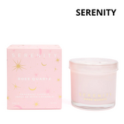 Serenity Candle Crystal Glass 300g - Love Rose Quartz – thumbnail