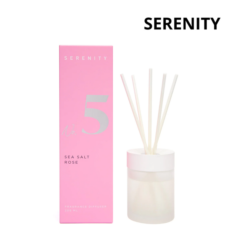 Serenity Diffuser in Box 200ml - Sea Salt Rose
