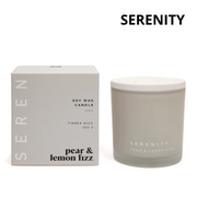 Serenity Glass Jar with Lid in Box 300g - Pear Lemon Fiz