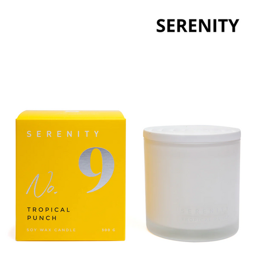 Serenity Glass Jar with Lid in Box 300g - Tropical Punch