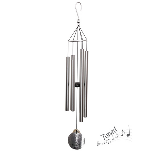 Silver Tuned Wind Chime 91Cm