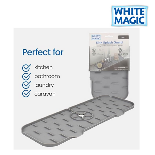Sink Splash Guard- Grey White Magic