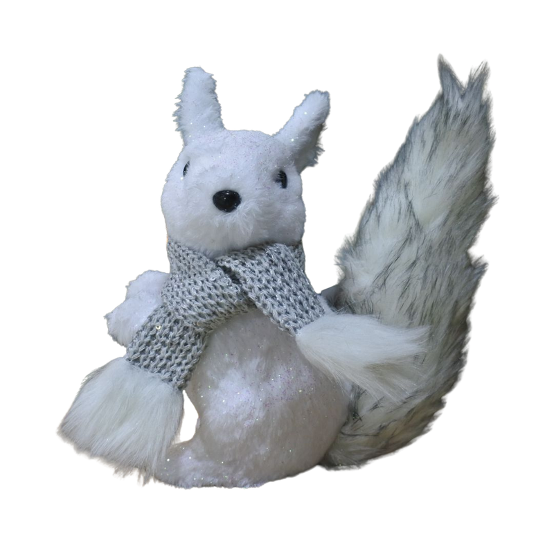 Sitting Squirrel Glitter Plush