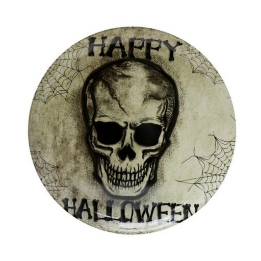 Skull Round Serving Tray