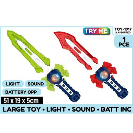Space Sword Battery Operated 48cmAsst