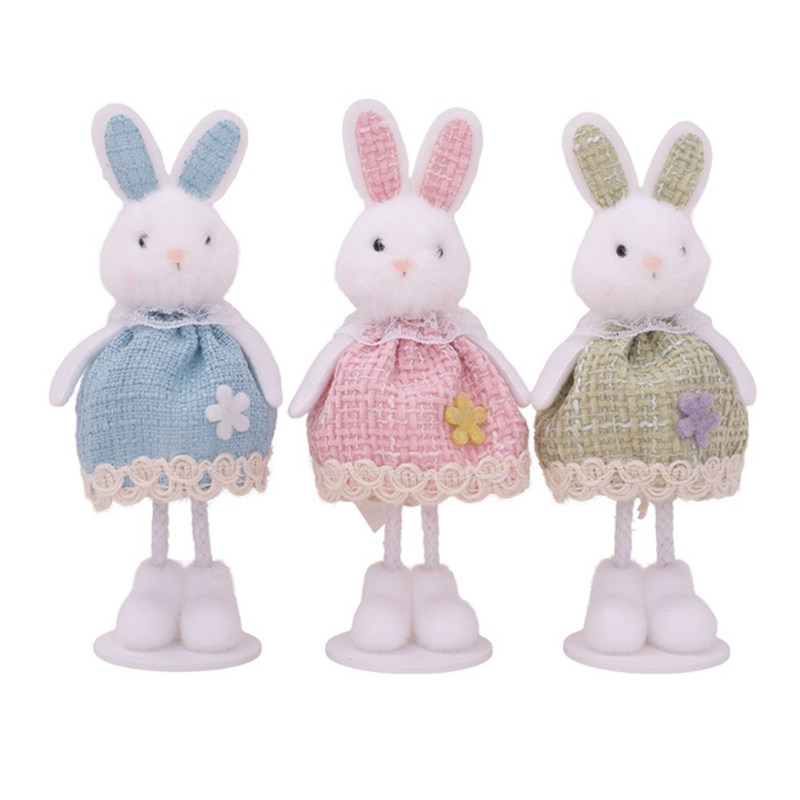 Standing Bunny 16CM 3 Assorted