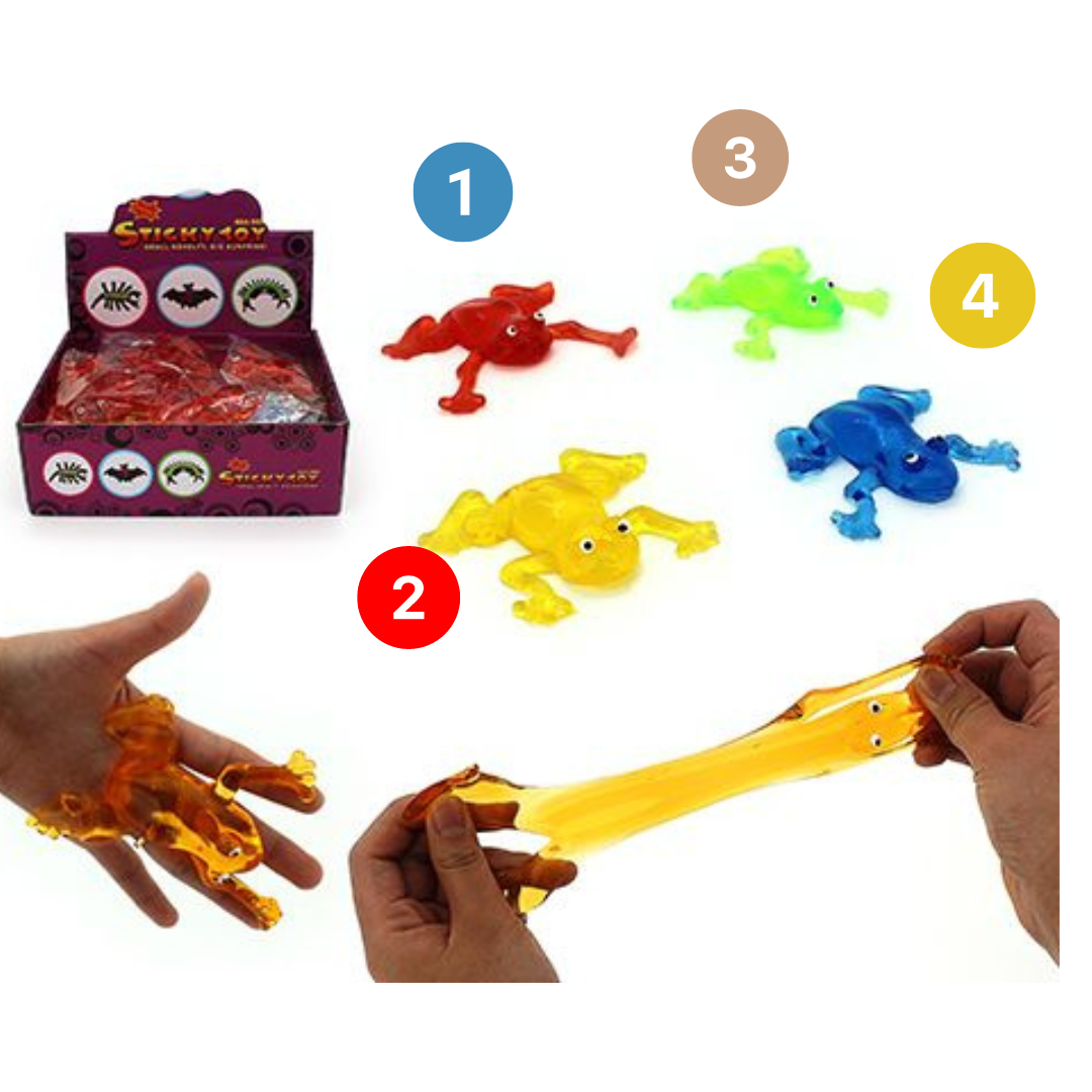 Stacka Frog Sticky Frog 5 Assorted — Ronis