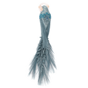 Teal Blue Bird W/clip 42x12x9cm – thumbnail