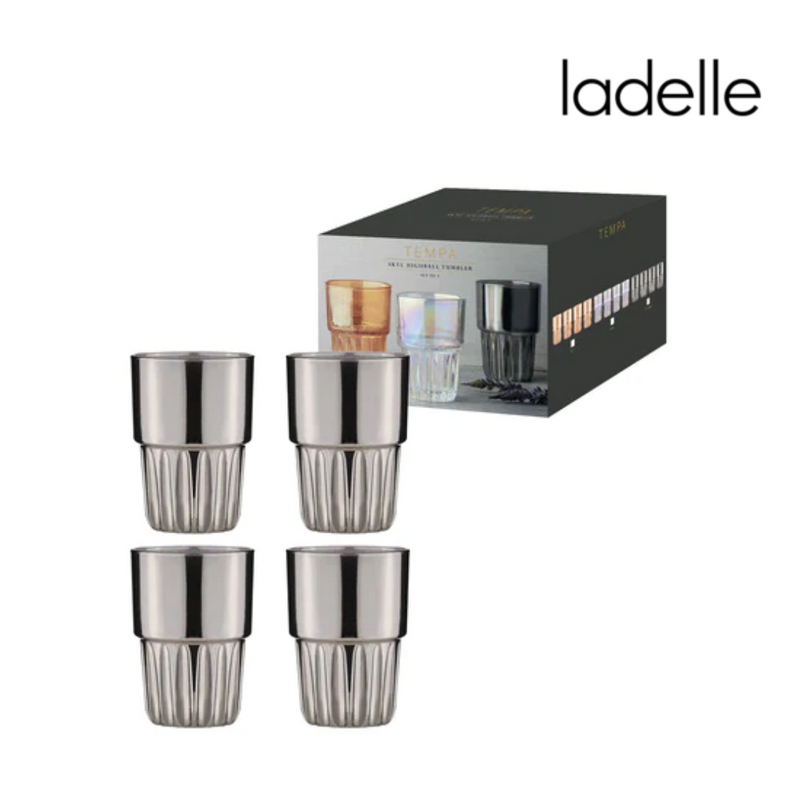 Tempa Skye Charcoal 4pk Highball Tumbler 