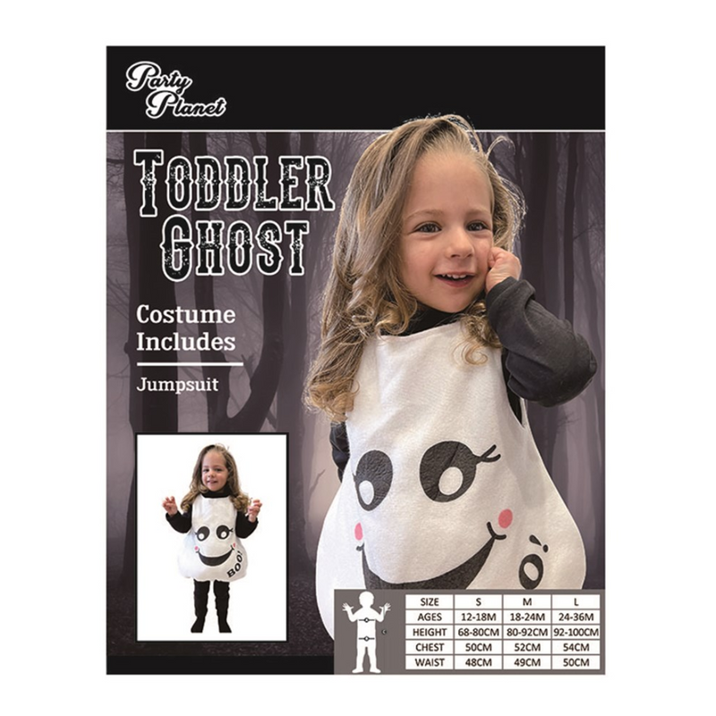 Toddler Ghost Costume 2 Asstd