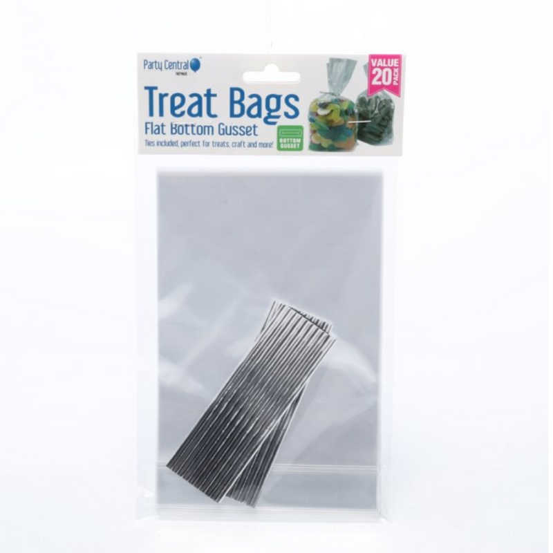 Treat Bag Multi Purpose Gusset 12cm x 18cm 20pk