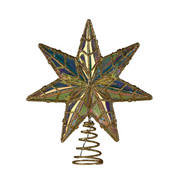Tree Topper- Multicolour Light Up Star 28cm
