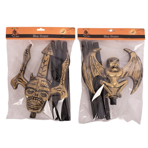 Trident And Double Axe 114cm 2 Asstd