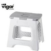 Compact Foldable Stool Grey 32cm
