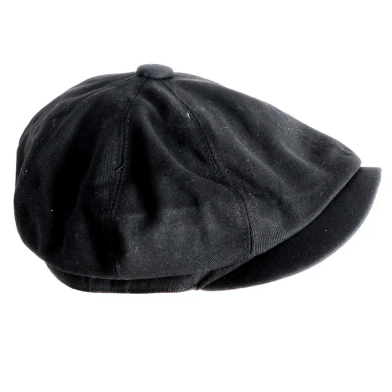 Vintage Old Man Cap Black