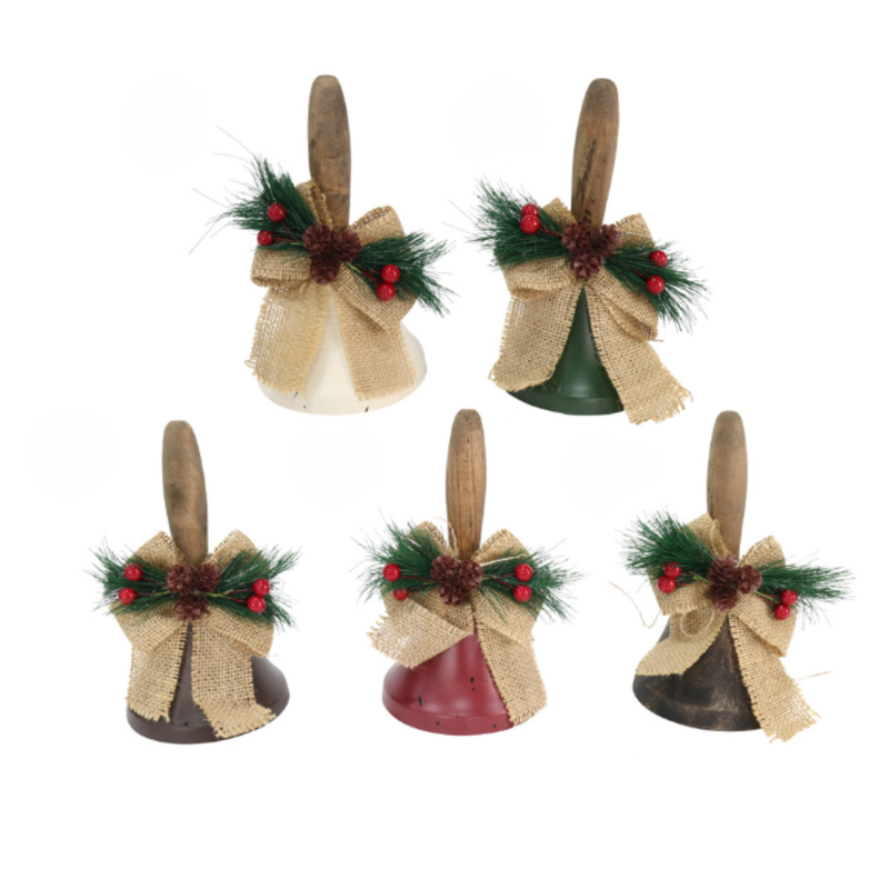 Vintage Santa Bell 10cm