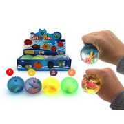 WATER SPLATTER BALL W/INSECT 50mm 4 ASSTD