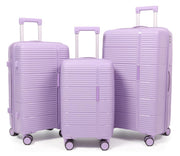 Suitcase PP Square Taro Purple Set 3a – thumbnail