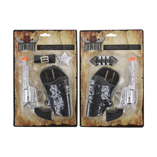 Western Sheriff and Bandit Kit – 2 assorted dress-up sets