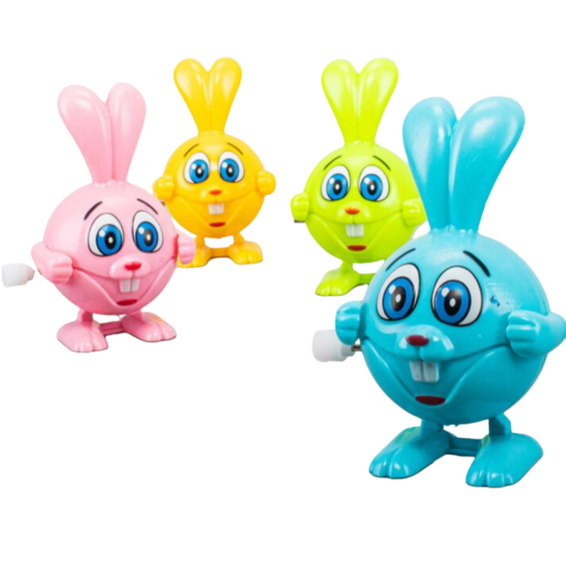 Wind Up Toy Rabbit Hopping Assorted