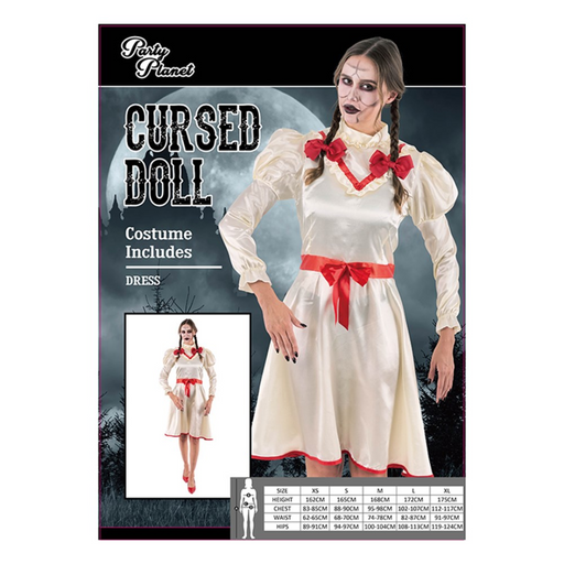 Woman Cursed Doll Costume 2 Asstd