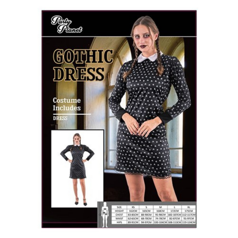 Woman Wednesday Costume 2 Assorted sizes