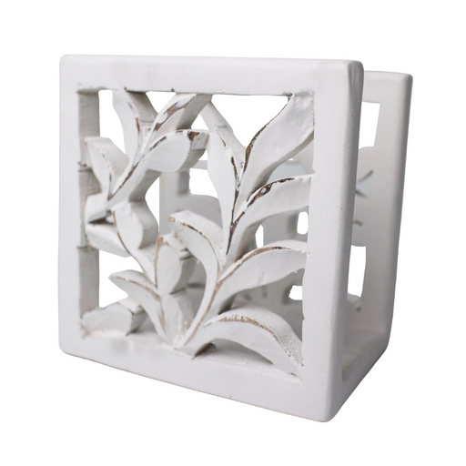 WoodSquare NapHolder 13x12 Wht