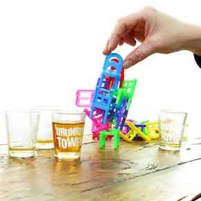 Chair Tower Drinking Game