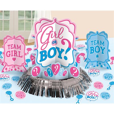 PARTY DECORSâ„¢ Girl or Boy Table Decorating Kit