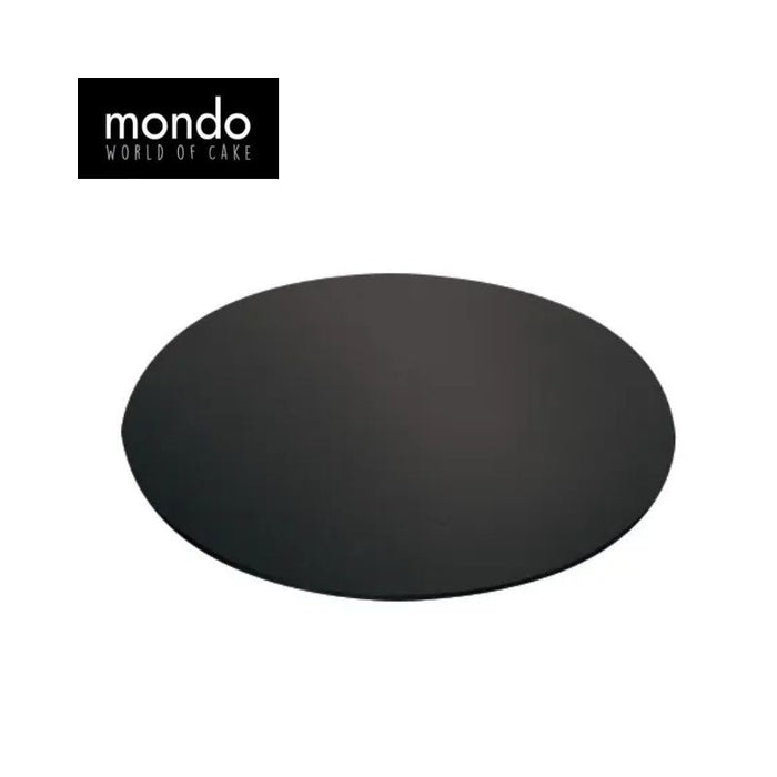 MONDO Cake Board Round - Black 8in 1pc 20cm