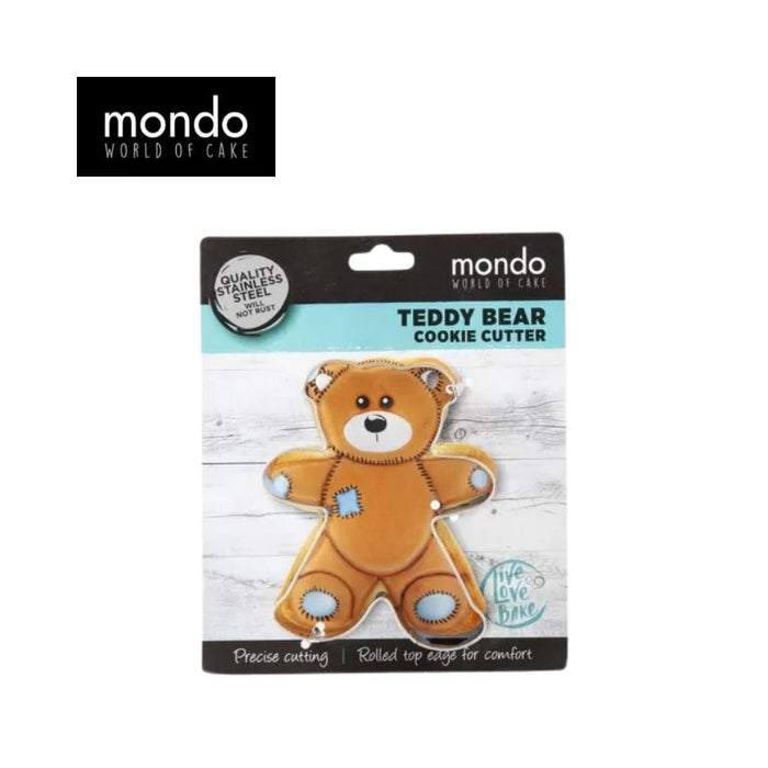 MONDO Teddy Bear Cookie Cutter 2.5cm High
