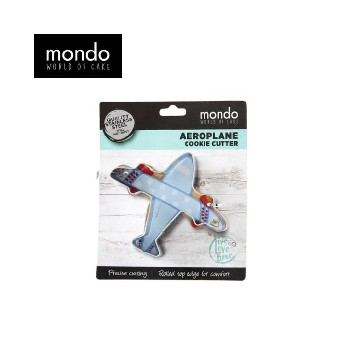 MONDO Aeroplane Cookie Cutter 2.5cm High
