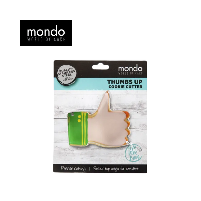 MONDO Thumbs Up Hand Cookie Cutter 2.5cm High