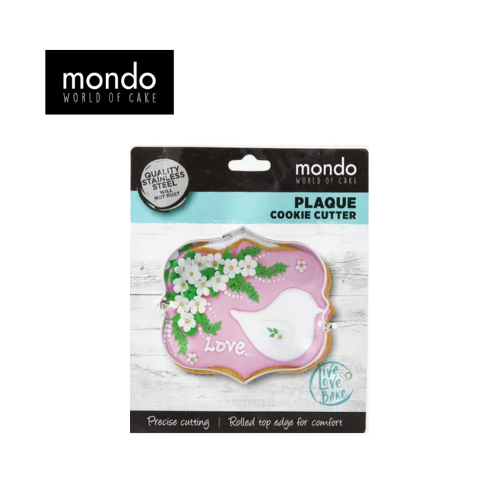 MONDO Rectangular Plaque Cookie Cutter 2.5cm High