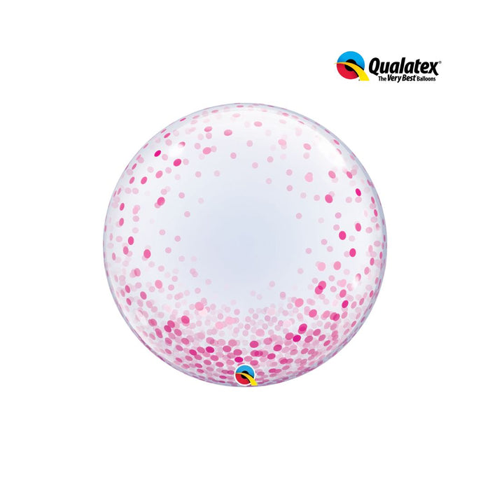 Bln Bubble 60Cm Deco Pink Conf