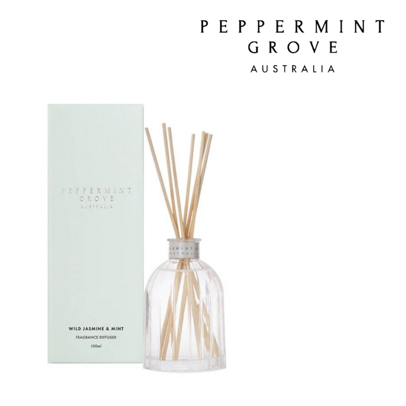 Peppermint Grove Diffuser 100ml - Wild Jasmine &Mint