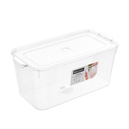 Crystal Storage Container W/Lid 5.5L 33.5X16.5X15Cm
