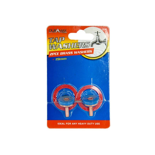 Brass Tap Washers 19mm 2 Packed