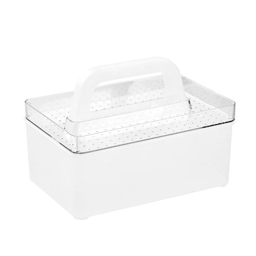 Storage Caddy With Clear Tray 26X18X18Cm
