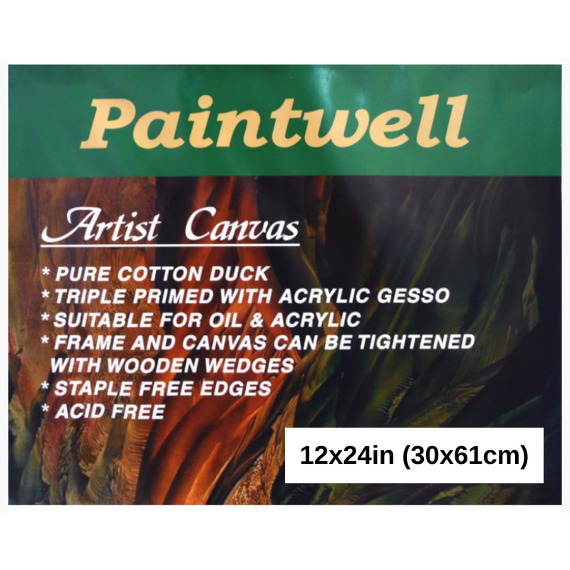Paintwell Student Canvas 12x24