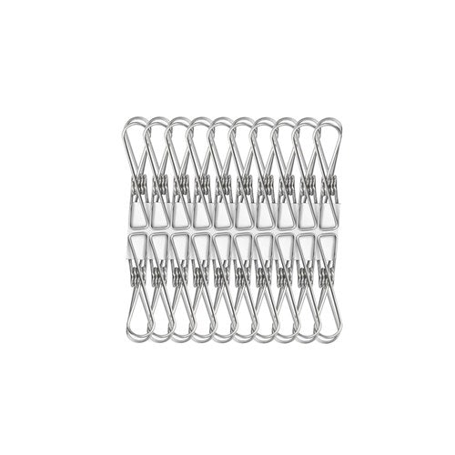 HANGIT STAINLESS STEEL PEGS 20PK 6CM