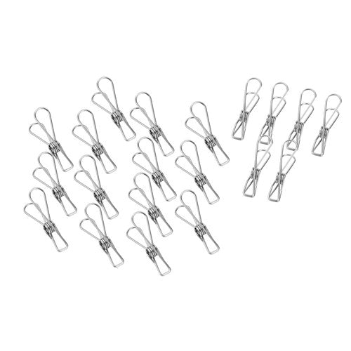HANGIT STAINLESS STEEL PEGS 20PK 6CM