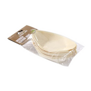 Lemon And Lime Eco Wood Serving Boat11.5X6.5Cm 12Pk – thumbnail