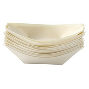 Lemon And Lime Eco Wood Serving Boat11.5X6.5Cm 12Pk – thumbnail