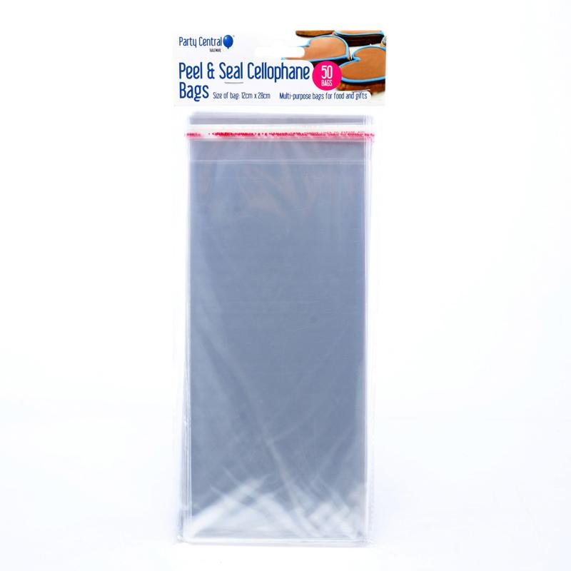 Premium Peel & Seal Cellophane Bags 50pk